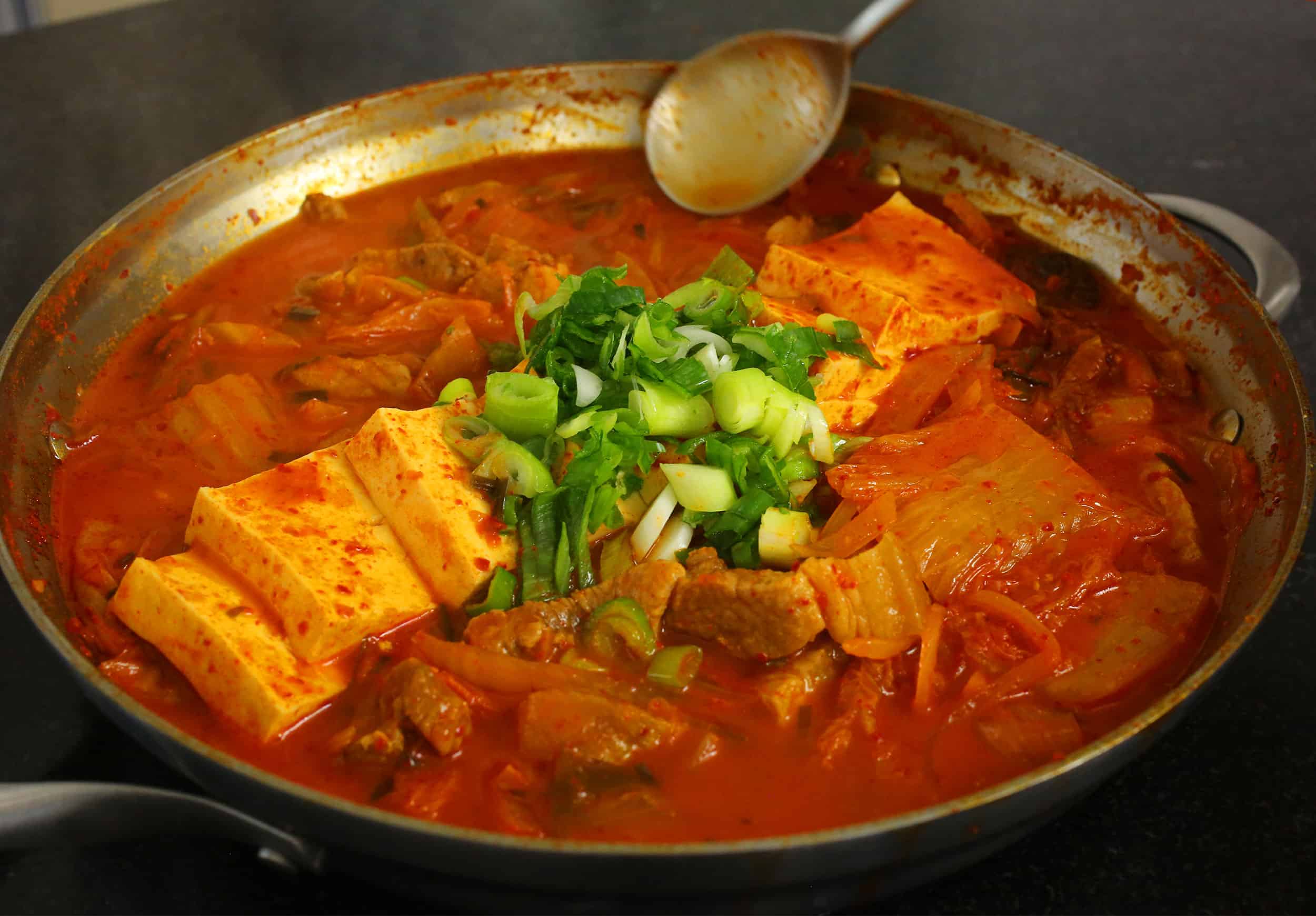 Spicy kimchi hotpot