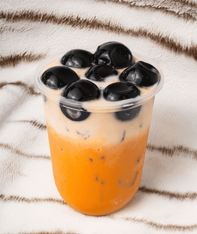 Thai Milk Tea with Giant Tiger Pearls